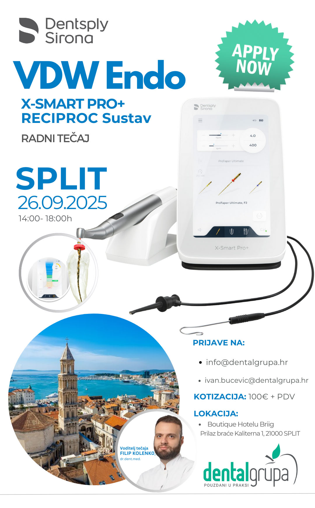 LAST CALL - VDW radni tečaj u Splitu