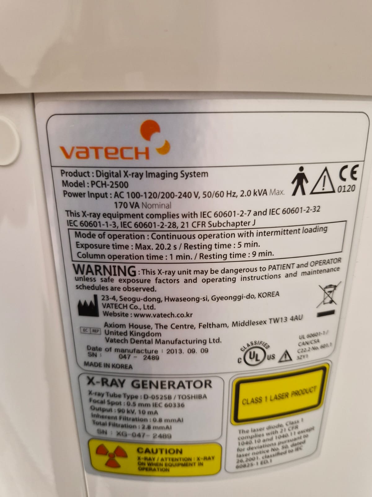 Orthopan VATECH Pax i Pano za 2D snimanje. Orthopan VATECH Pax i Pano za 2D snimanje.