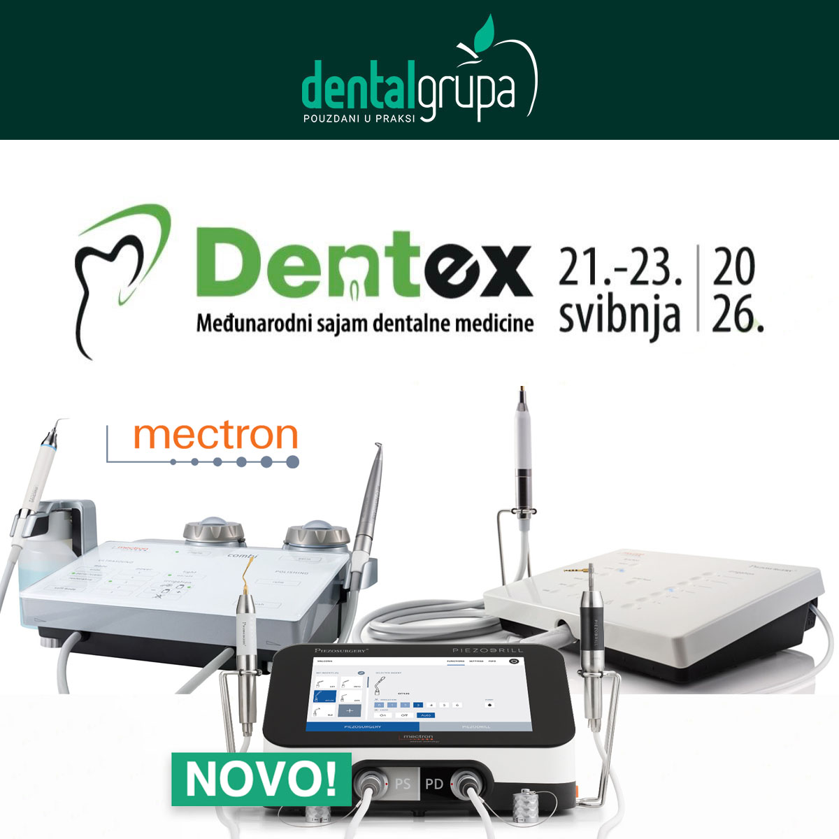 Dentex 2026 - Piezosurgery & professional prophylaxis by MECTRON DENTAL
