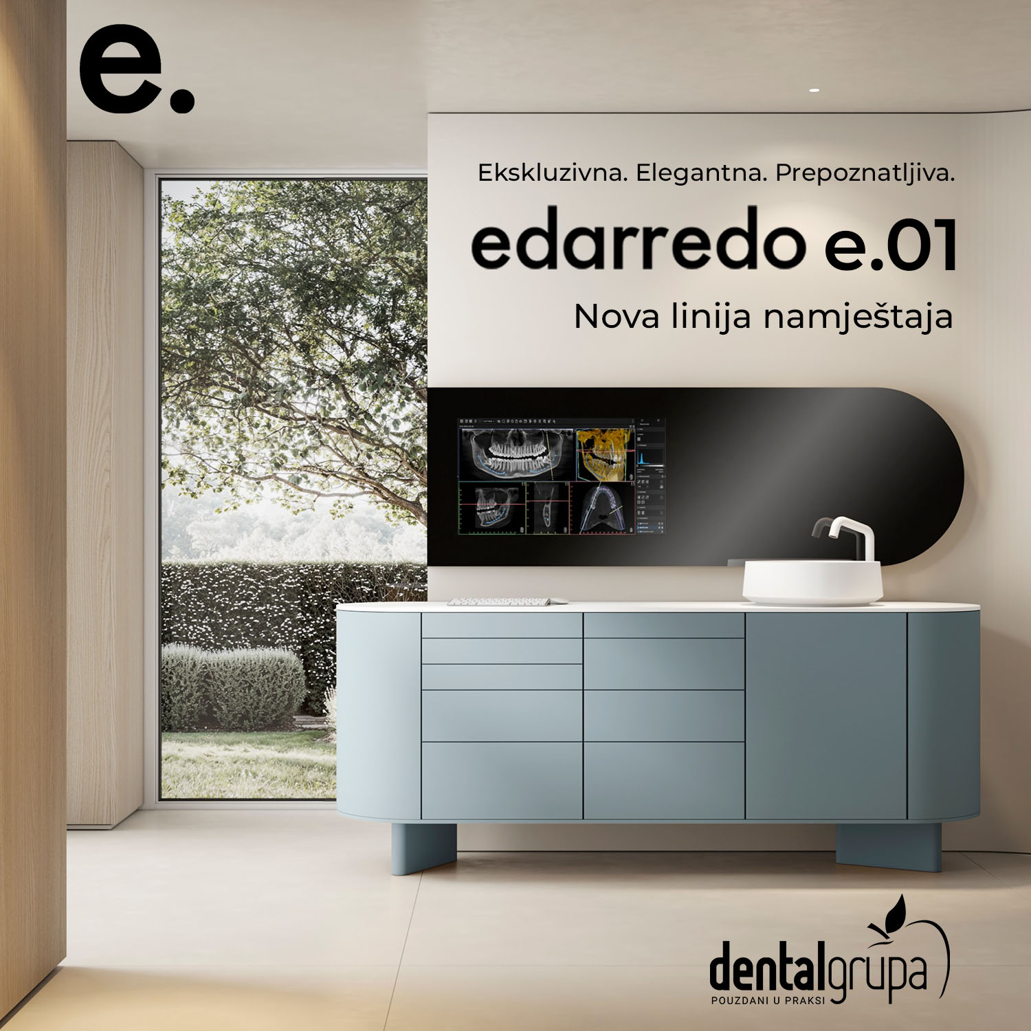 Edarredo e01 - nova premium linija dentalnog namještaja