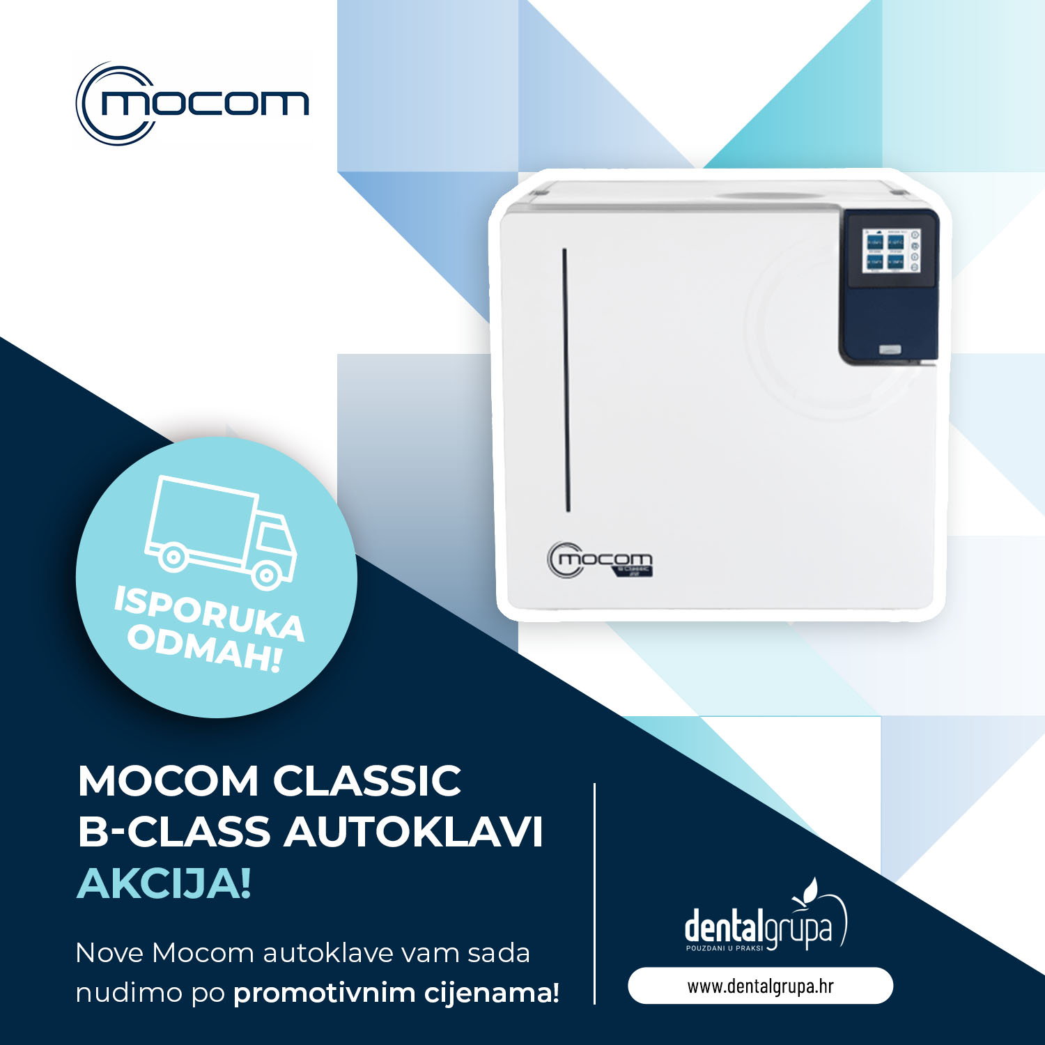 Mocom CLASSIC B-class autoklavi - AKCIJA