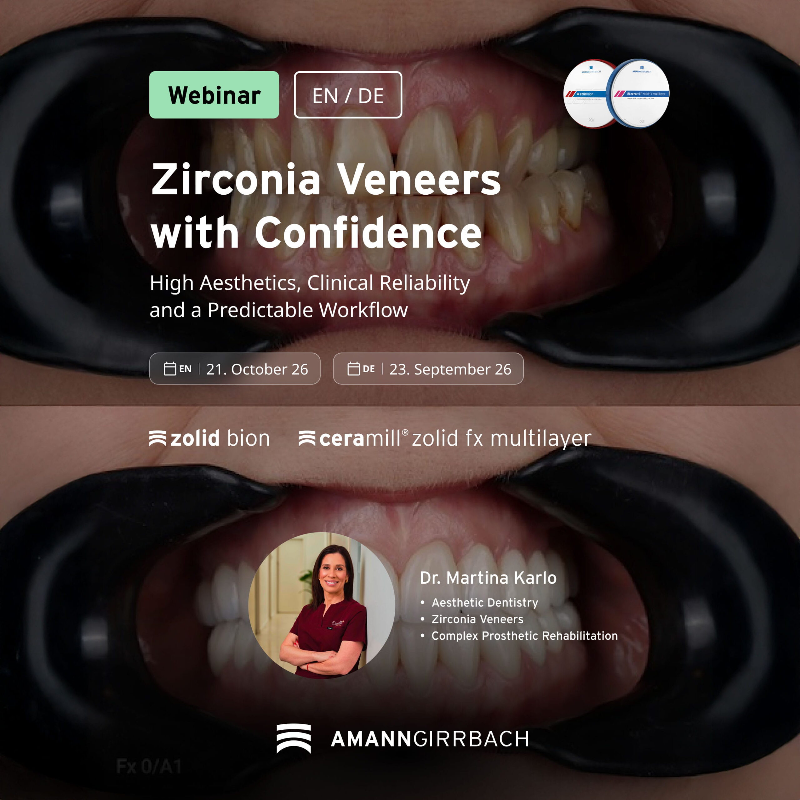 Zirconia Veneers with Confidence, Language: English *by Amann Girrbach